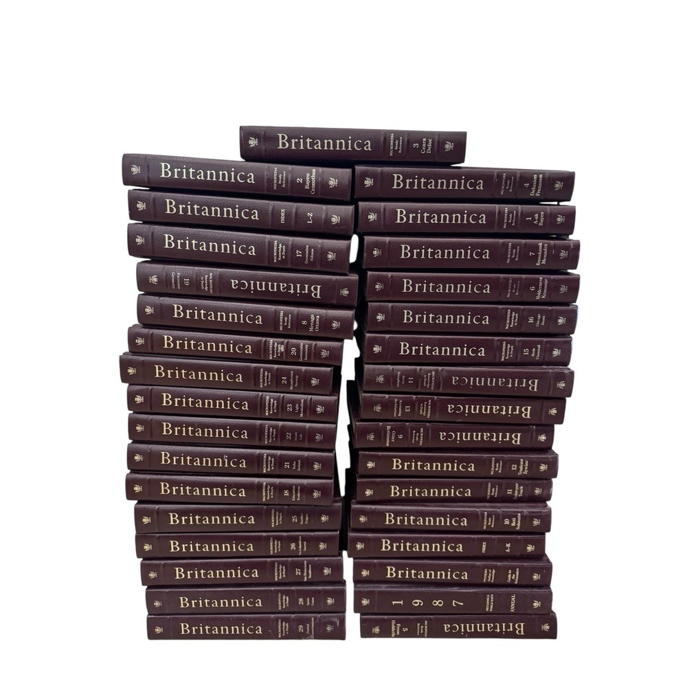 Encyclopedia Britannica ANNIVERSARY EDITION NUMBERED SET 15th Edition 1987